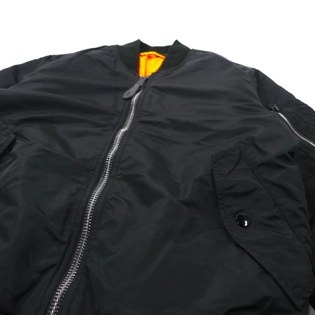 ALPHA INDUSTRIES リバーシブル MA-1 フライトジャケット M ブラック