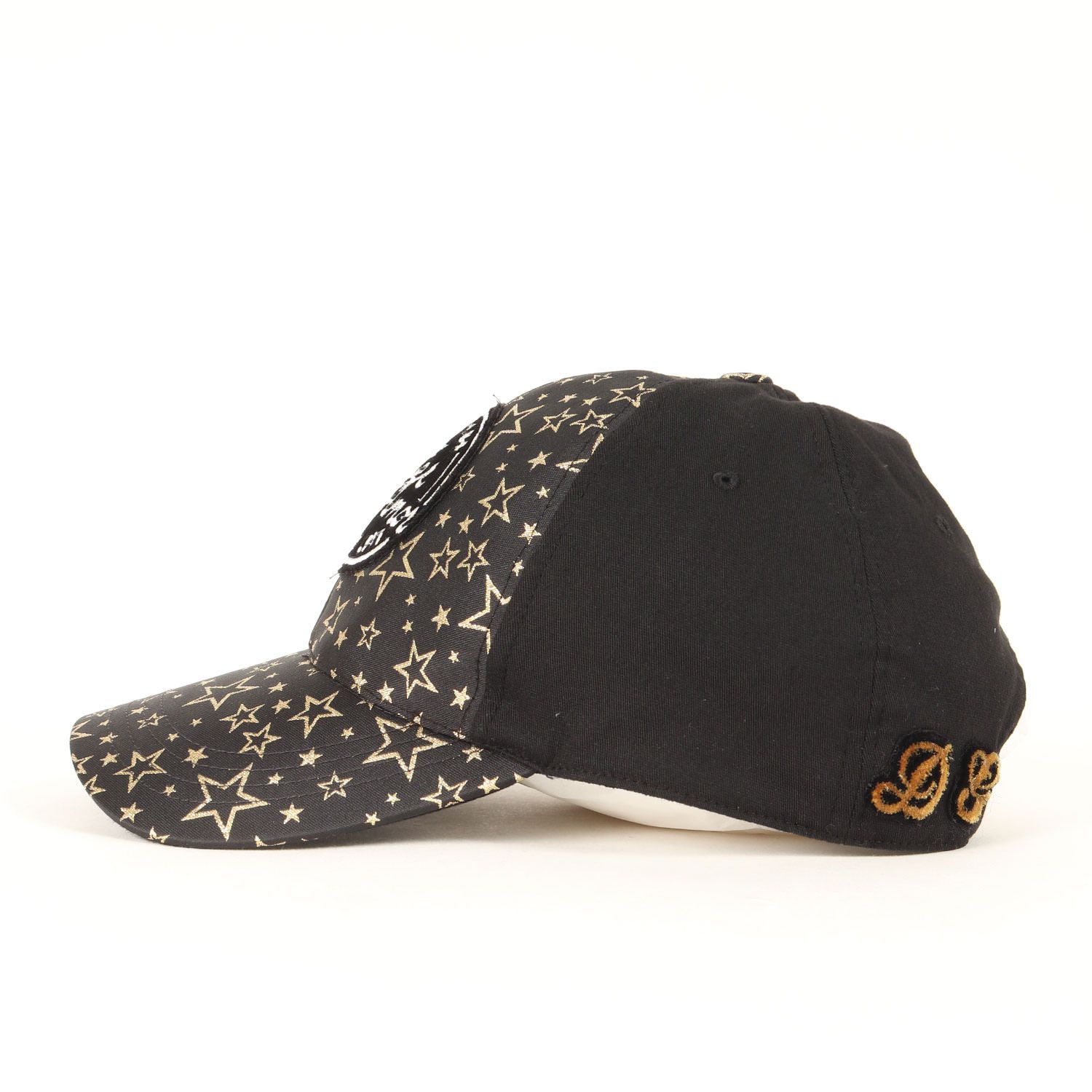 DOLCE&GABBANA ドルチェ&ガッバーナ キャップ ブラック ゴールド