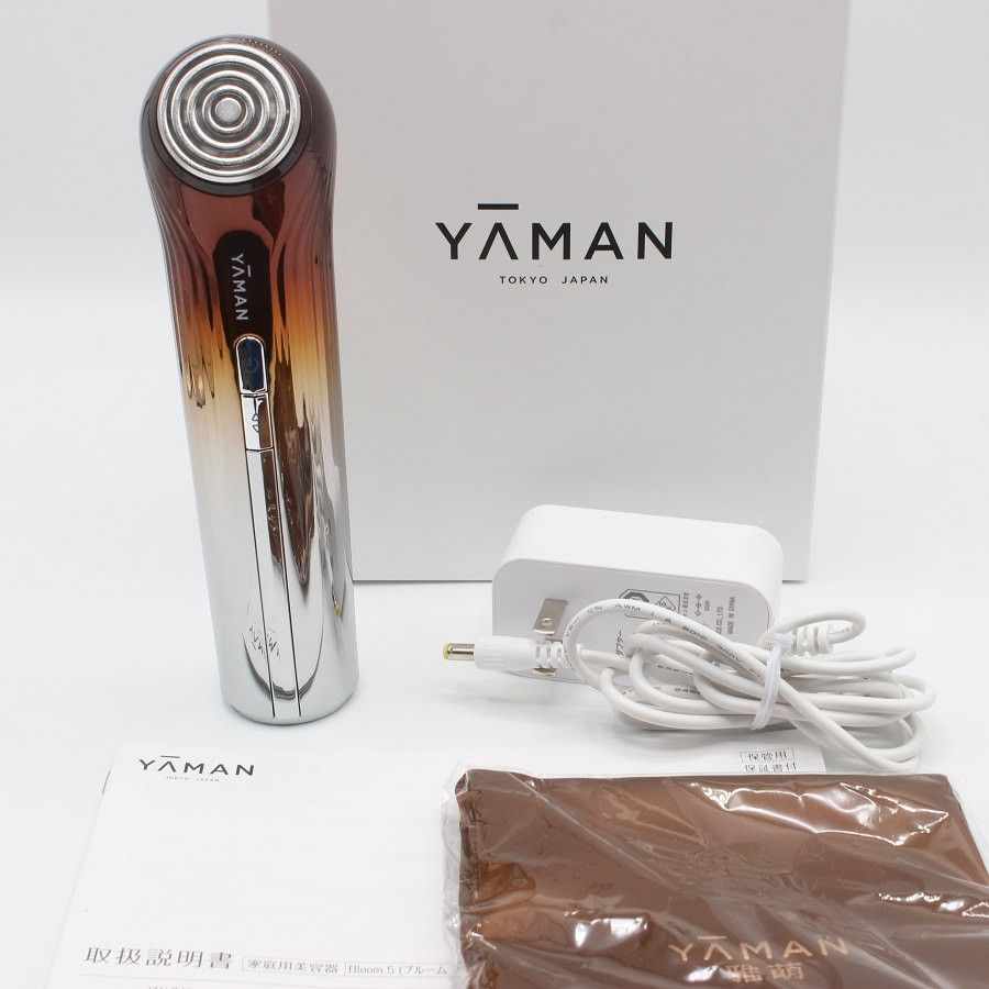 美品】ヤーマン RF ボーテ Bloom 5 YJFS16YL 琥珀金 美顔器 EMS 美品】ヤーマン RF ボーテ Bloom 5 YJFS16YL 琥珀金 美顔器 EMS
