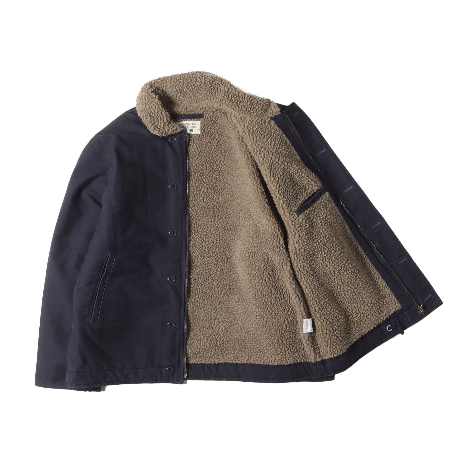 WAIPER ワイパー ジャケット サイズ:40(L) U.S.NAVY ユーズド加工 N-1 