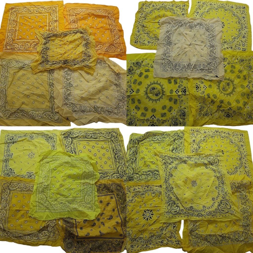 古着卸 まとめ売り ペイズリー柄 バンダナ 小物 20枚セット