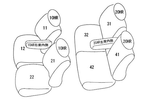 Clazzio クラッツィオ シートカバー DIA ダイヤ スクラム ワゴン DG17W R6 4～ ES-6080 BRIGHTFACE_UK