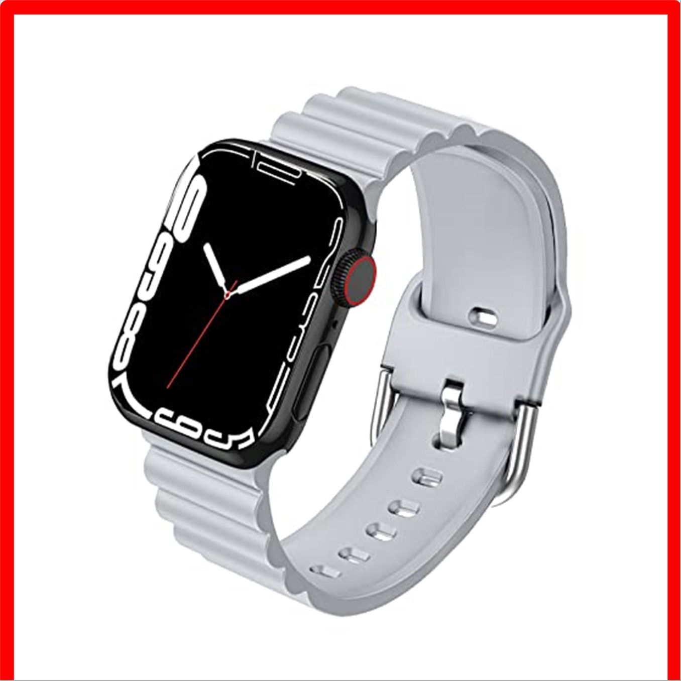 Apple Watch 即納 灰色 42mm44mm45mm レザーベルト - 通販 - guianegro