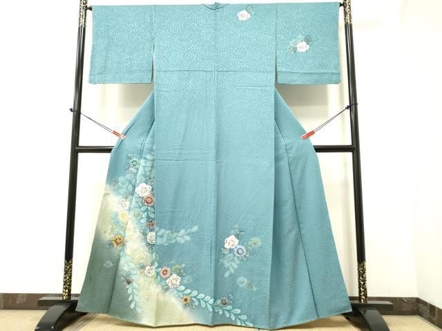 平和屋着物○訪問着 絞り 辻が花 暈し染め 正絹 逸品 DAAR0207yyy