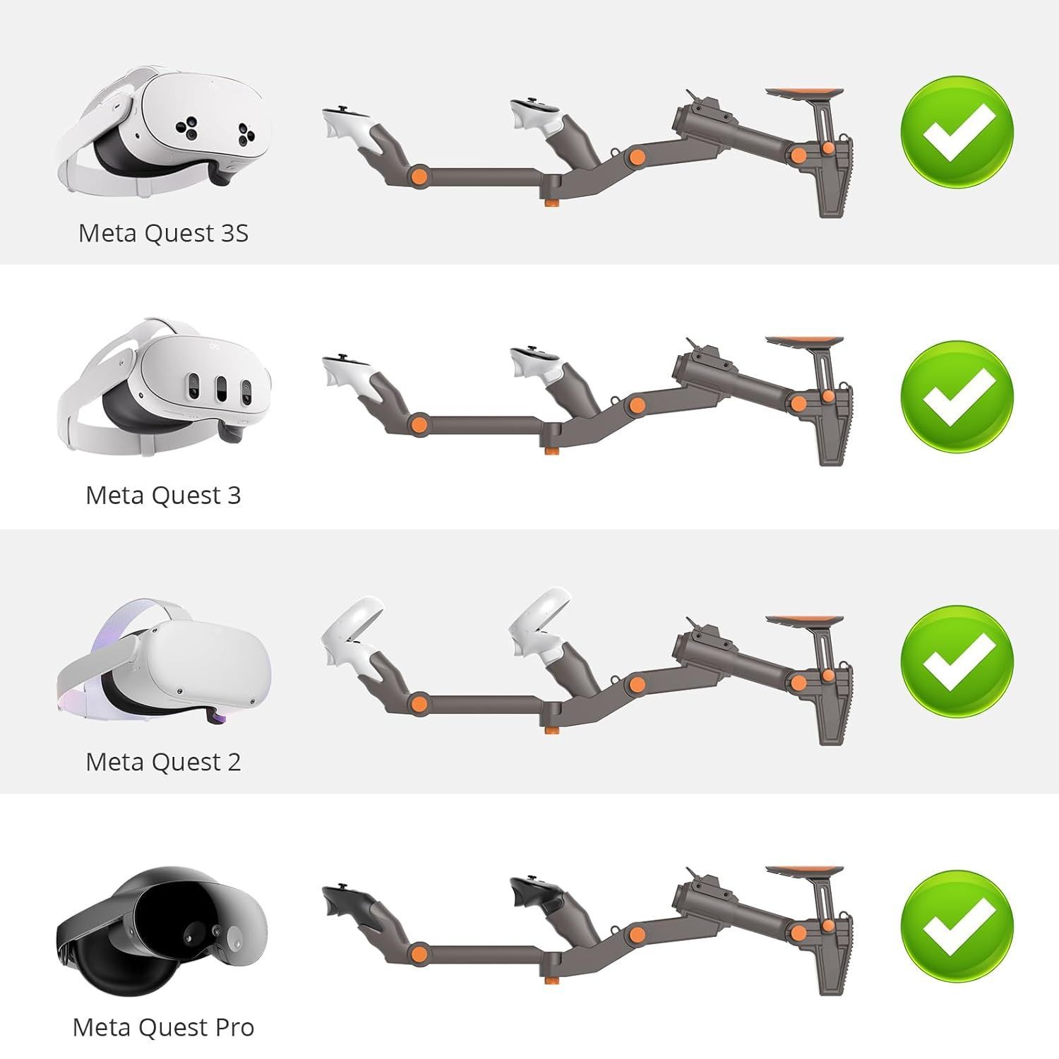  並行輸入品 X-Super Home VR Gunstock for Meta Quest 2 3 S Pro – Adjustable FPS Gaming Controller Gunmetal Gray PC用ゲームコントローラー PC用ゲームコントローラー コンバーター