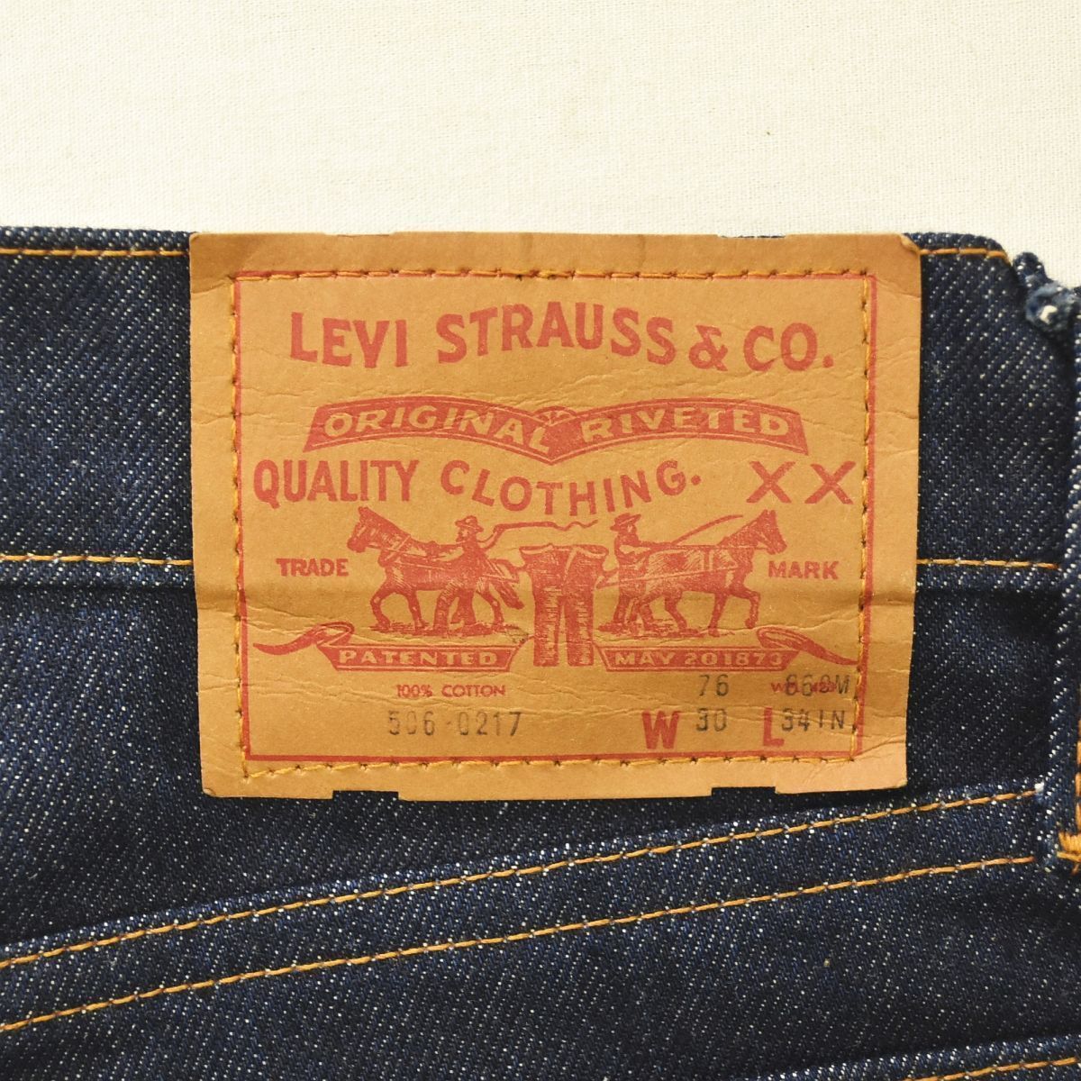 極美品】 【希少】 70sヴィンテージ 極東 リーバイス Levi's 506-0217 スリムフィット ジーンズ デニムパンツ W30 L34  TALON42ジップ フィリピン製 インディゴ メンズ レディース ユニセックス - メルカリ