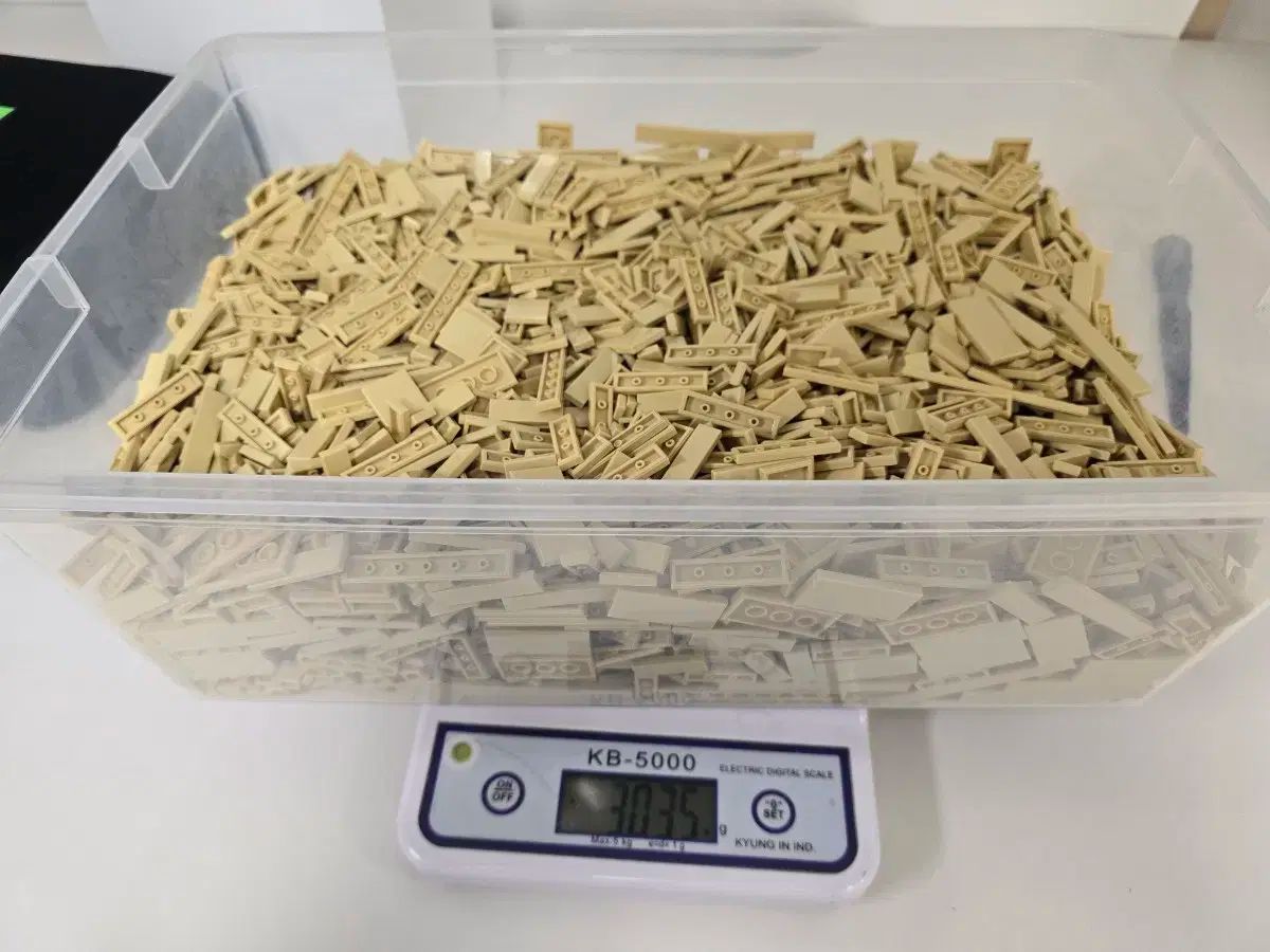 LEGO サンドカラー タイル バルク 3kg