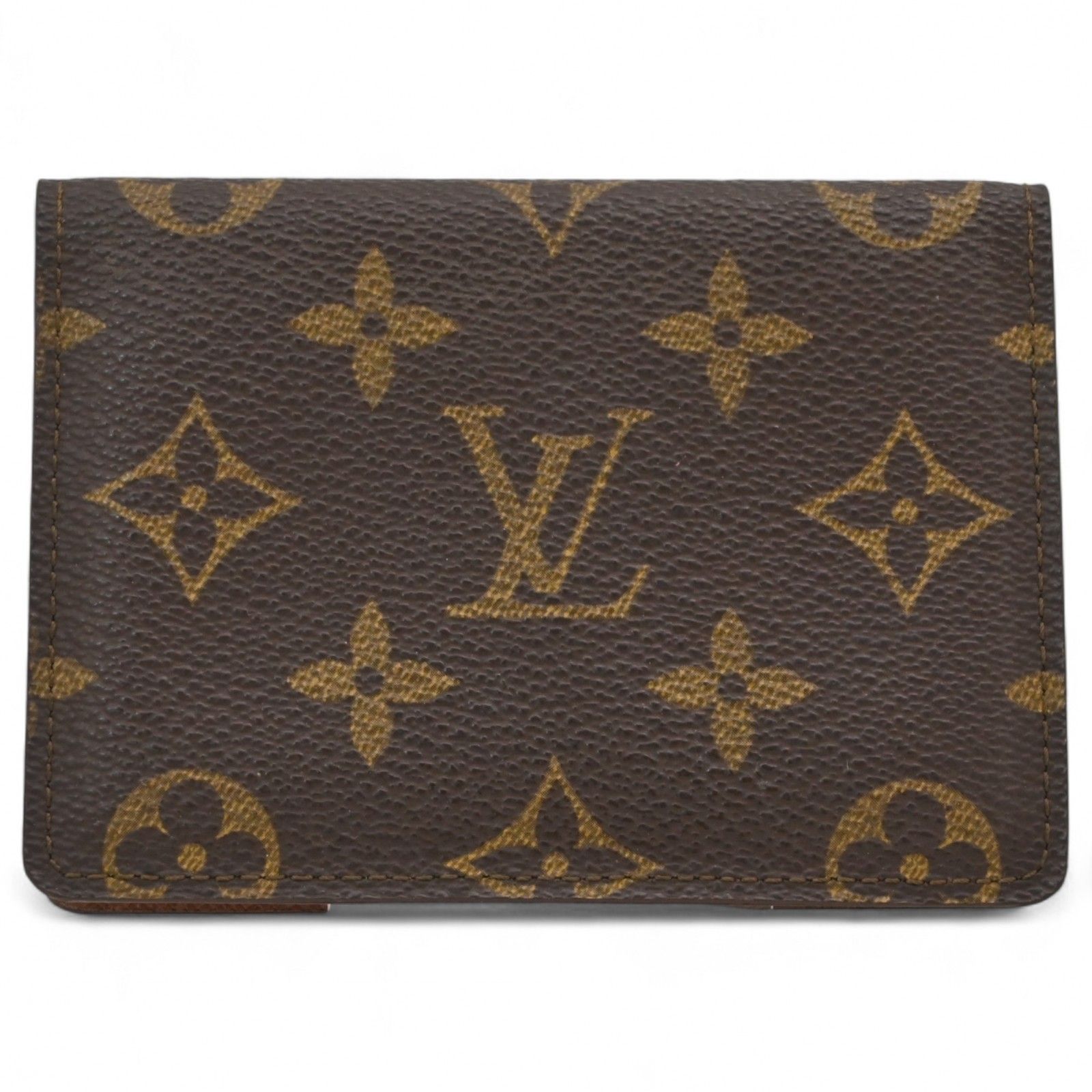 ルイヴィトン モノグラム ポルト2カルト ヴェルティカル パスケース Bランク lv2105kv