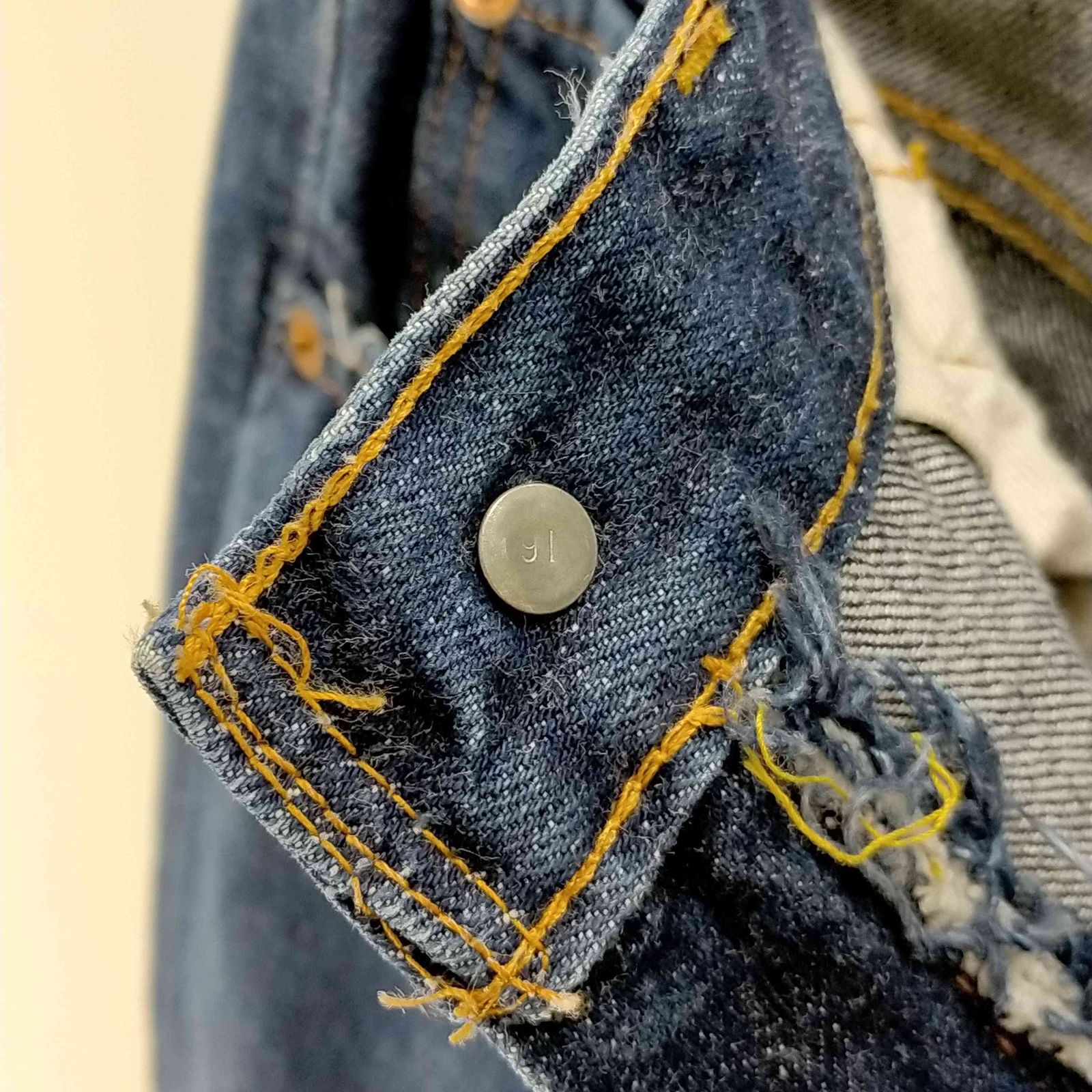 リーバイス Levis 502-0117 66前期 刻印16 bigE talon 赤耳 並行ステッチ メンズ  W30