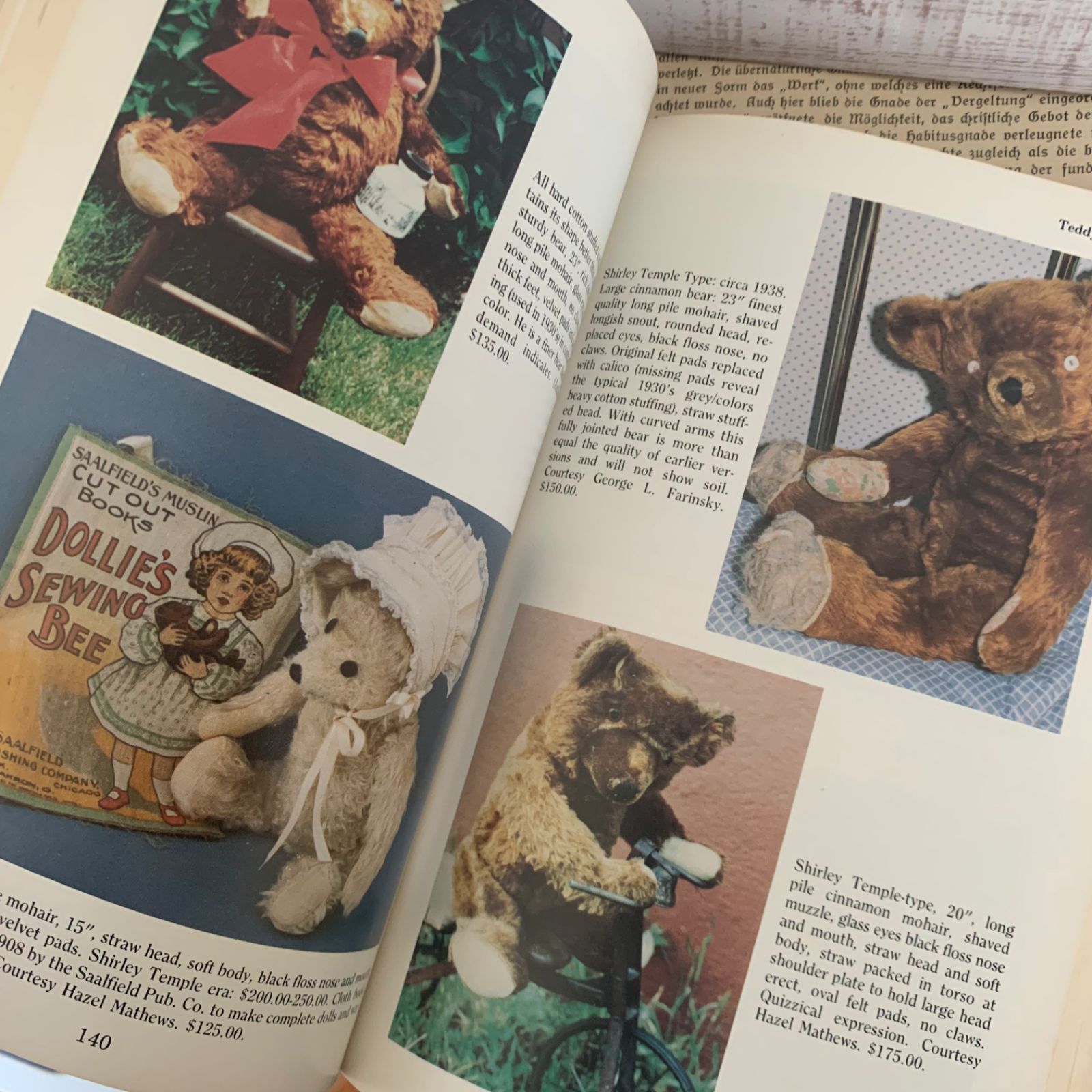 レア❣️可愛いアンティーク洋裁本　洋書doll手芸ジャンクジャーナルお人形製作にも 訳あり❣️ヴィンテージ 洋書 テディベア＆シュタイフ
