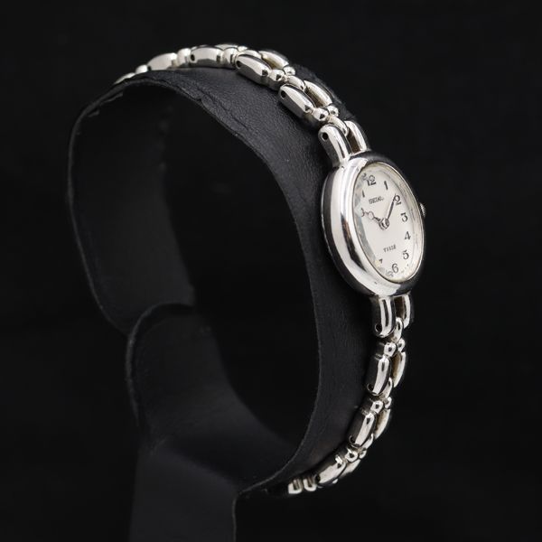 【美品 稼働品】SEIKO ティセ クォーツ 腕時計 1F20-6B80 稼働 セイコー ティセ 1F20-6B80 QZ ホワイト文字盤 レディース