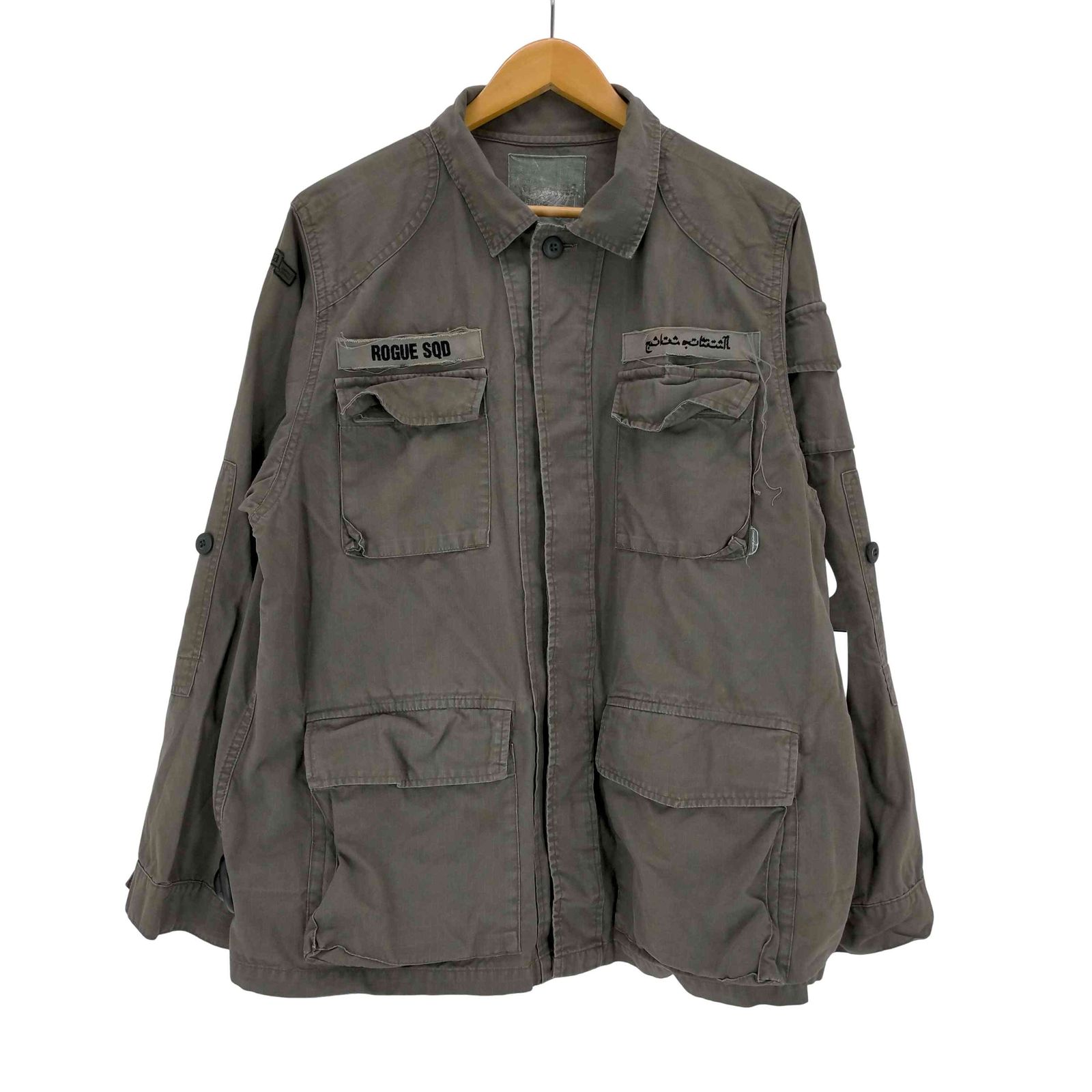 WTAPS ブランド初期　リップストップ　ミリタリージャケット　クロスボーン ダブルタップス WTAPS 初期タグ クロスボーン ミリタリーリップス