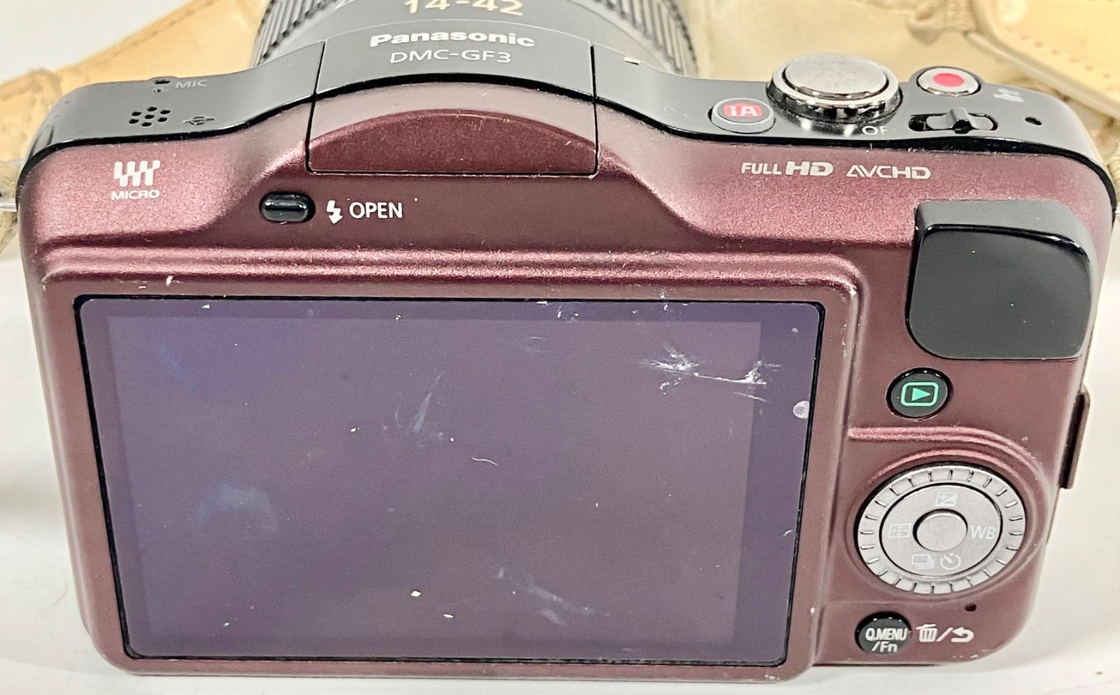 現状品】Panasonic パナソニック LUMIX GF3 ミラーレス一眼