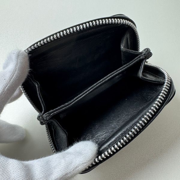 CHROME HEARTS/クロムハーツ ラウンドジップ レザーコインケース