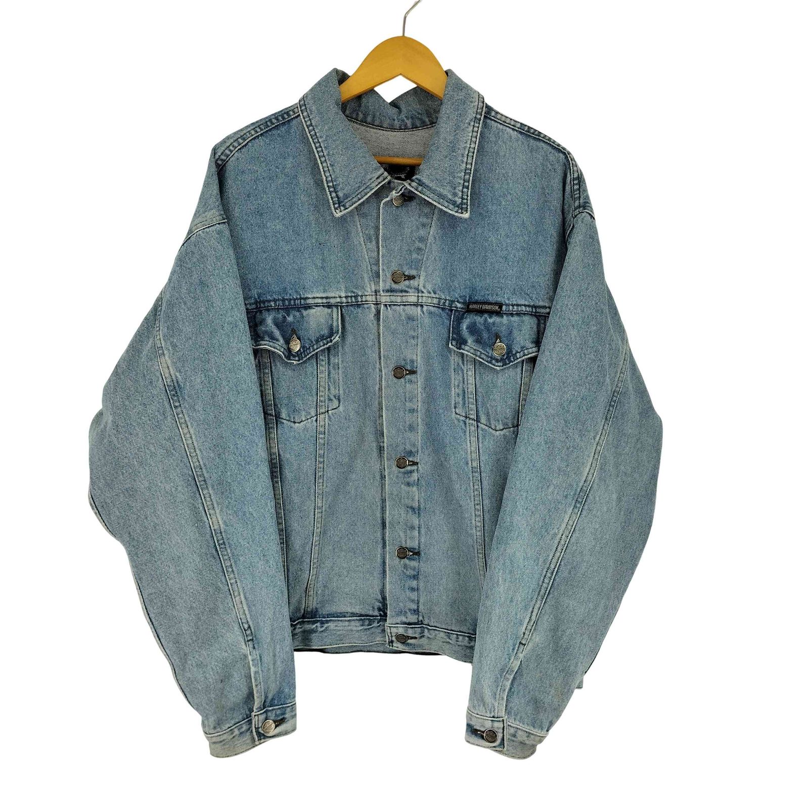 ハーレーダビッドソン HARLEY-DAVIDSON バック刺繍デニムトラッカー