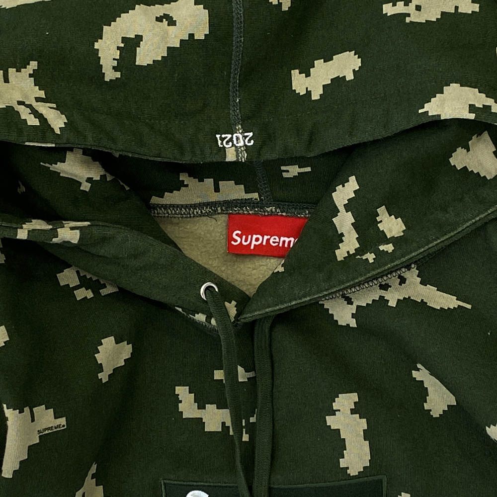 Supreme シュプリーム オリーブ ロシアンカモ パーカー スウェット L Supreme シュプリーム 21AW Box Logo Hooded Sweatshirt Olive