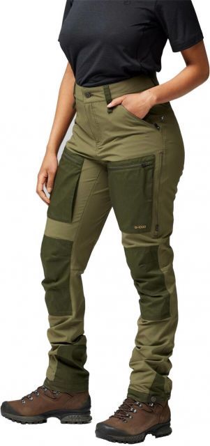 【送料無料】 フェールラーベン レディース カジュアルパンツ ボトムス Fjallraven Women's Keb Agile Trouser Laurel Green/Deep Forest