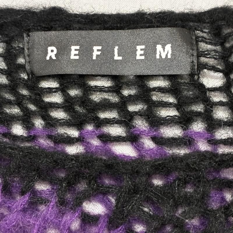USED 古着 ニット、セーター 長袖 REFLEM レフレム ダメージ