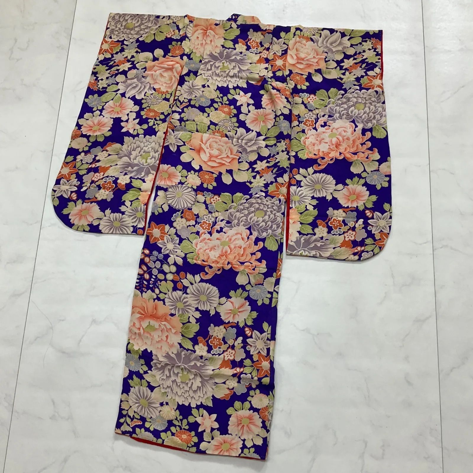 kimono+one◆美品◆3歳くらい用◆アンティーク子供着物◆正絹◆女の子◆七五三◆アンティーク着物◆裄36肩丈103.5◆七五三お詣り女の子着物こどものひお正月卒業式十三詣りG90