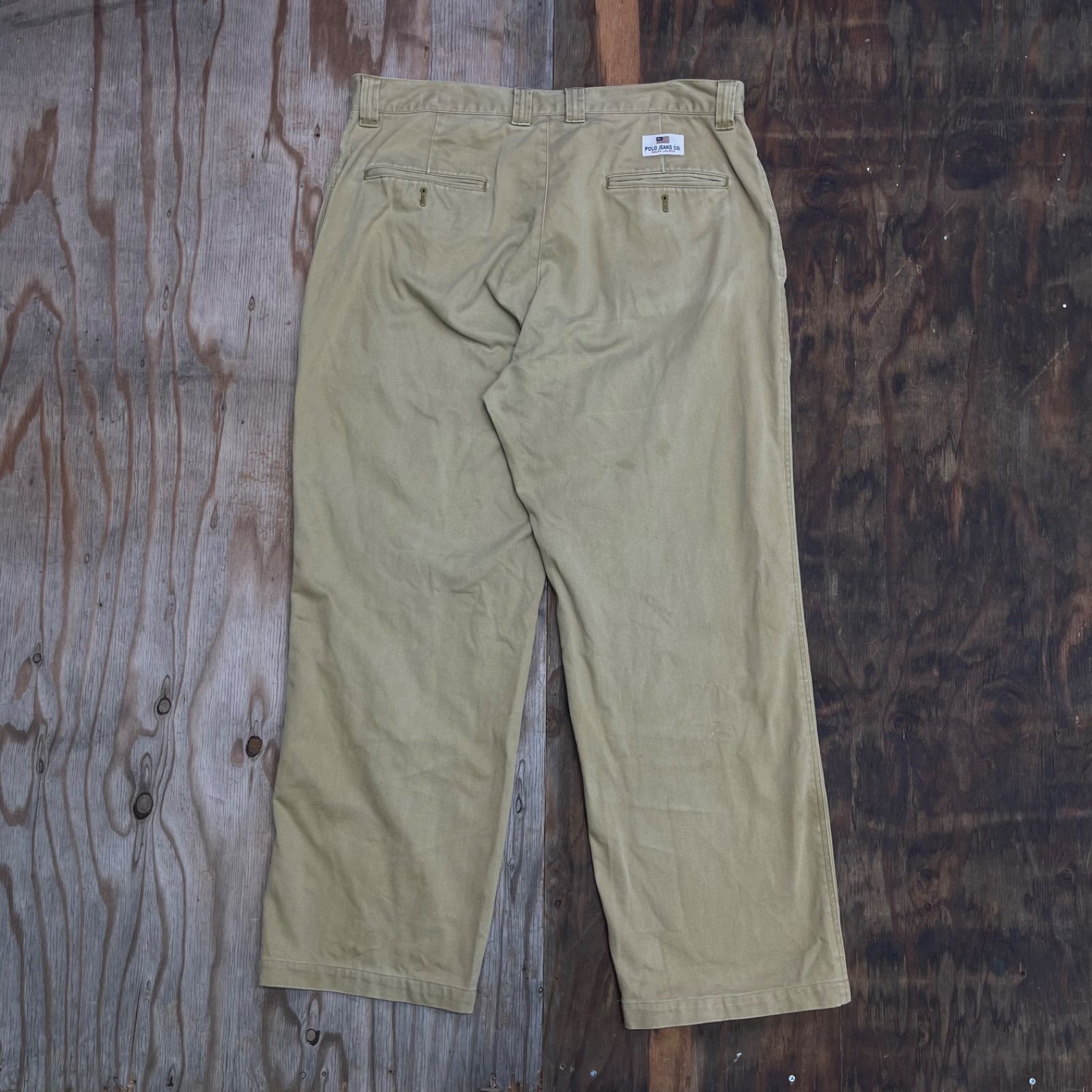 90s POLO JEANS Ralph Lauren ポロジーンズ ラルフローレン チノパン 