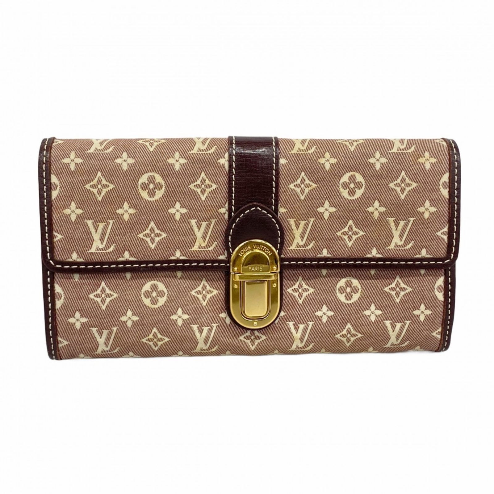 ルイ ヴィトン Louis Vuitton ルイ ヴィトン 長財布 モノグラム イディール ポルトフォイユサラ M63008 セピアレディース