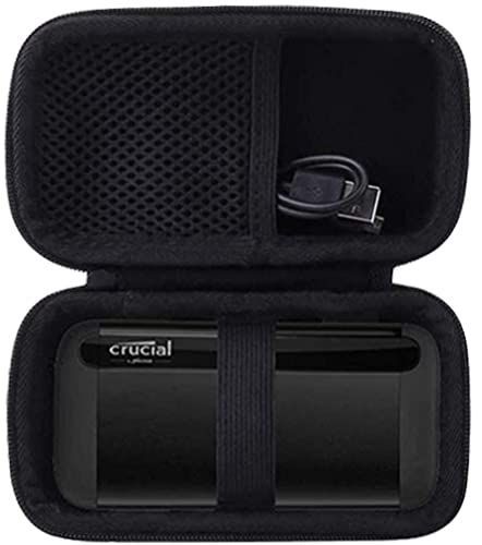 Crucial X8 用 Aenllosi 保護収納ケース 互換品 Crucial X8 外付け SSD 500GB1TB2TB USB3.2 Gen2ケースのみ