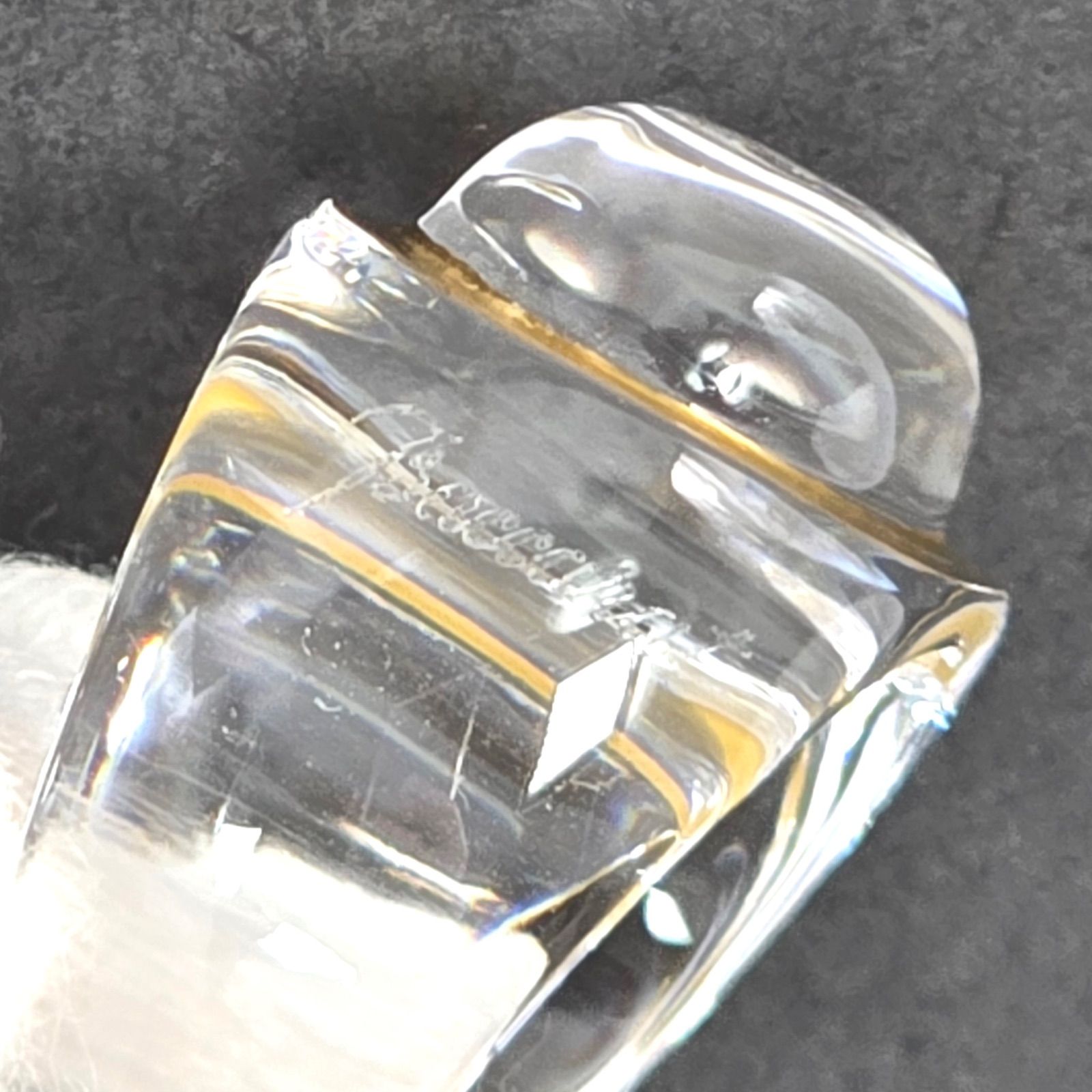 BACCARAT バカラ リング 指輪 クリア 透明 クリスタル ファセット