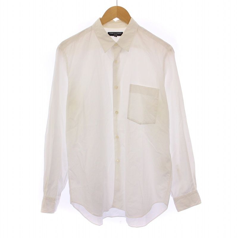 コムデギャルソン　長袖　シャツ　無地　シンプル　Ｍサイズ COMME des GARCONS コムデギャルソン Tシャツ 長袖 ロンT クルー