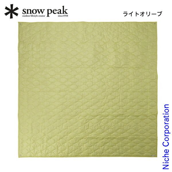 【新品】 スノーピーク ピクニックラグ L (TM-382) (OL ライトオリーブ)