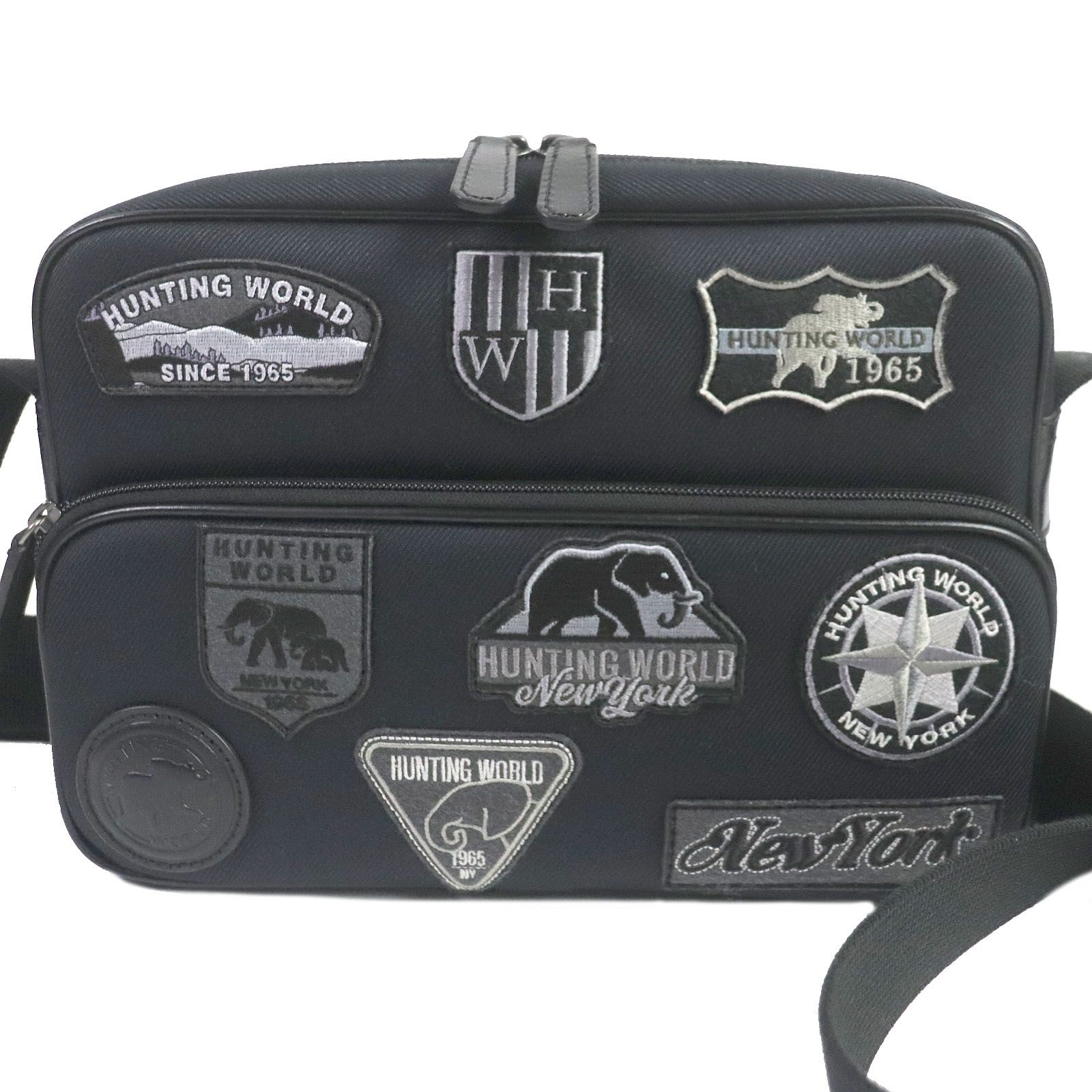 01 ファッション 【希少】 ハンティングワールド ショルダーバッグ