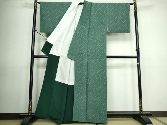 平和屋着物□江戸小紋 枝葉文 正絹 逸品 DAAO3614ob - メルカリ