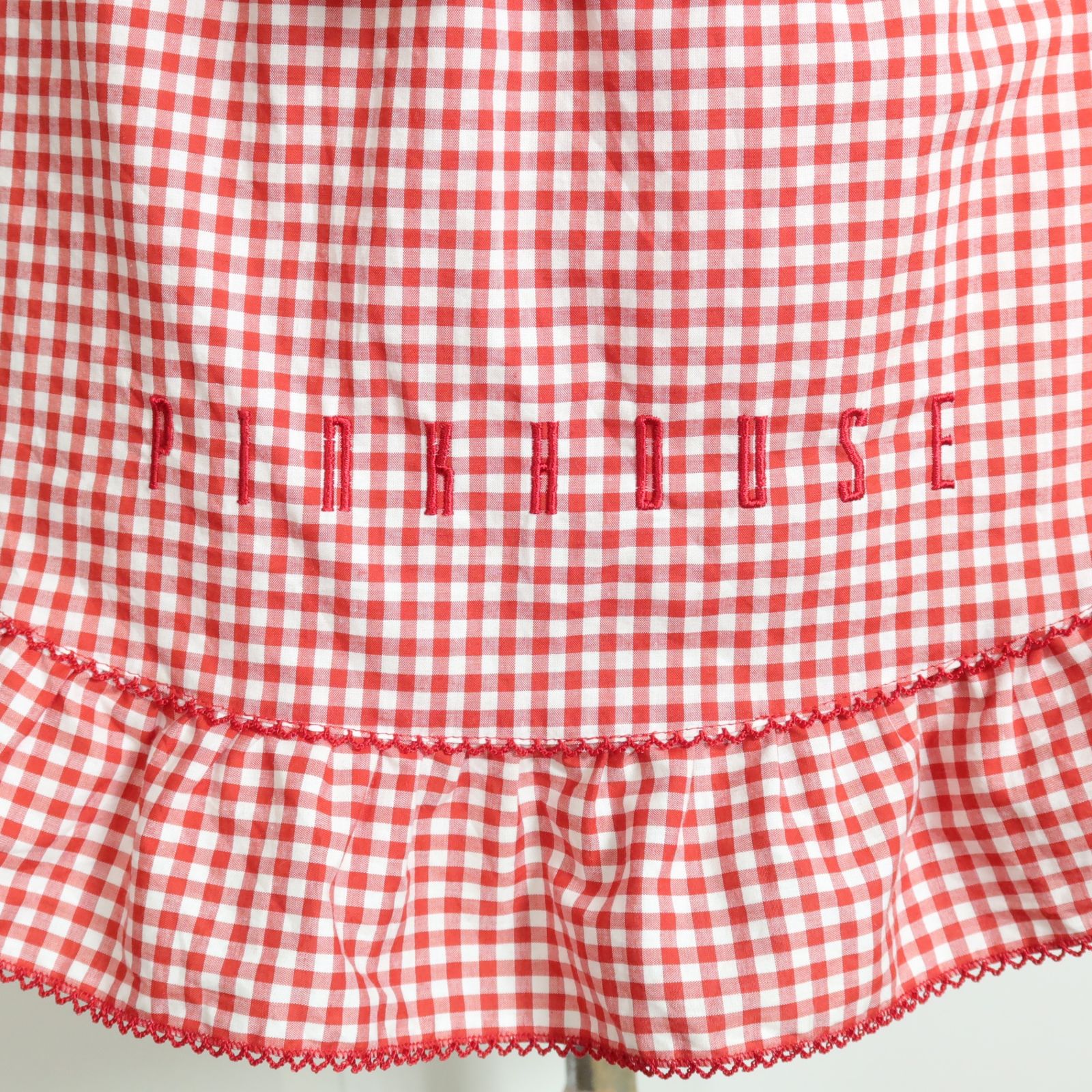 ピンクハウス❤︎ギンガムチェックタブリエ ピンクハウスのPINK HOUSE