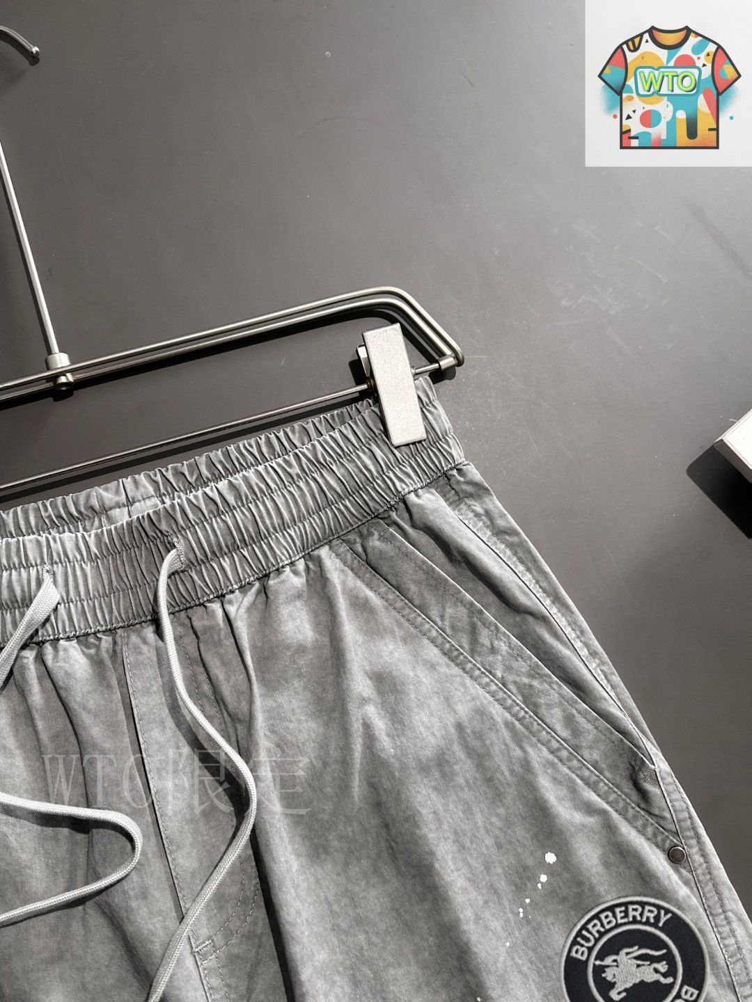 今日 Burberry 2025 ゴム紐 カジュアルパンツ-2