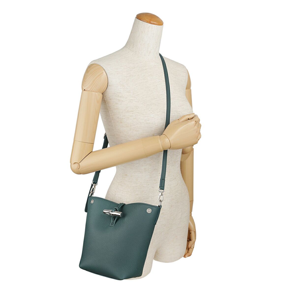 新品 ロンシャン LONGCHAMP ショルダーバッグ ル ロゾ BACKET BAG XS シーダー 新品 ロンシャン LONGCHAMP ショルダーバッグ ル ロゾ BACKET BAG XS