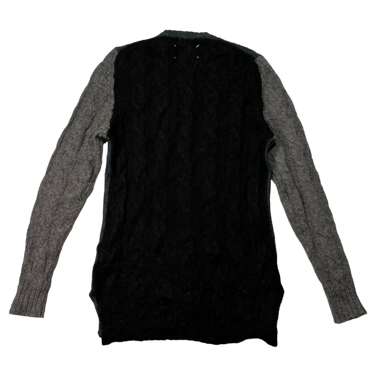 MAISON MARGIELA(メゾンマルジェラ) 15AW COLOR BLOCK CABLE KNIT 