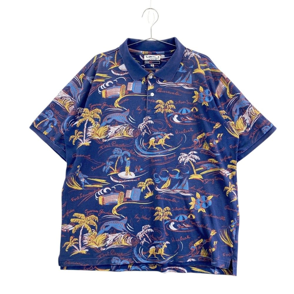 BEAMS GOLF SUN SURF ポロシャツXL BEAMS GOLF ビームスゴルフ ロゴ