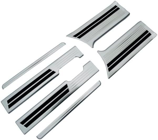 スズキ 新型 スペーシアカスタム MK54S MK94S (2023年11月～) 対応 サイドステップ スカッフプレート 6Pセット ステンレススチール (シルバ）