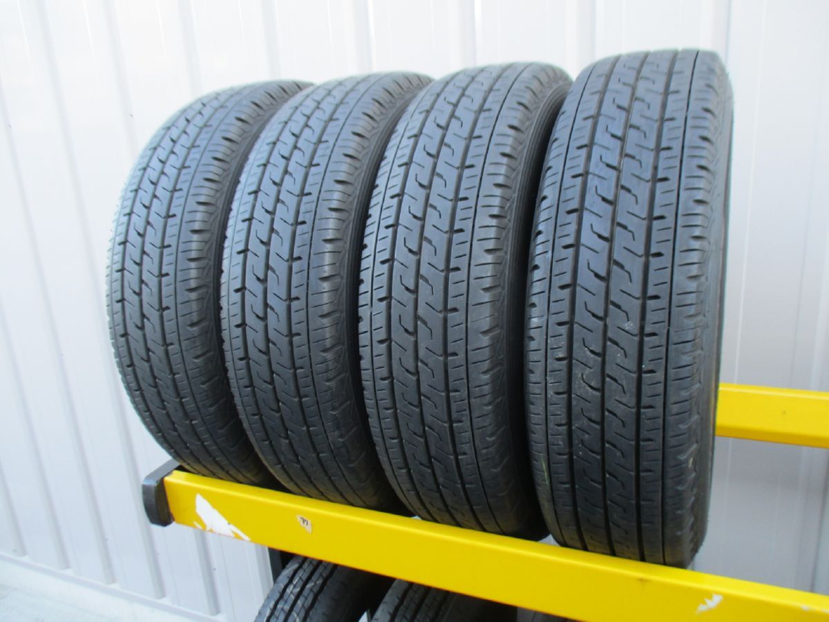 165|80R13 90|88N LT ブリヂストン ECOPIA R710 4本 T53600310 インボイス領収書発行