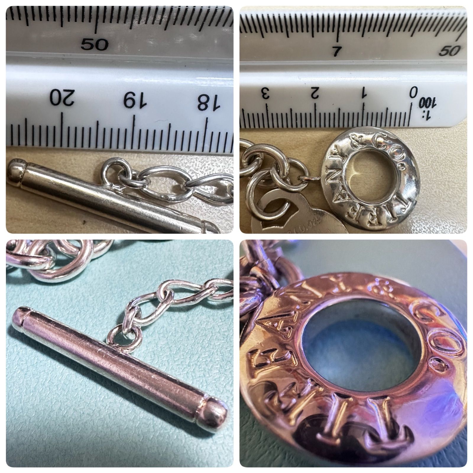 Tiffany&Co. ハートタグ トグルチャーム ブレスレット SV925 付属品 箱