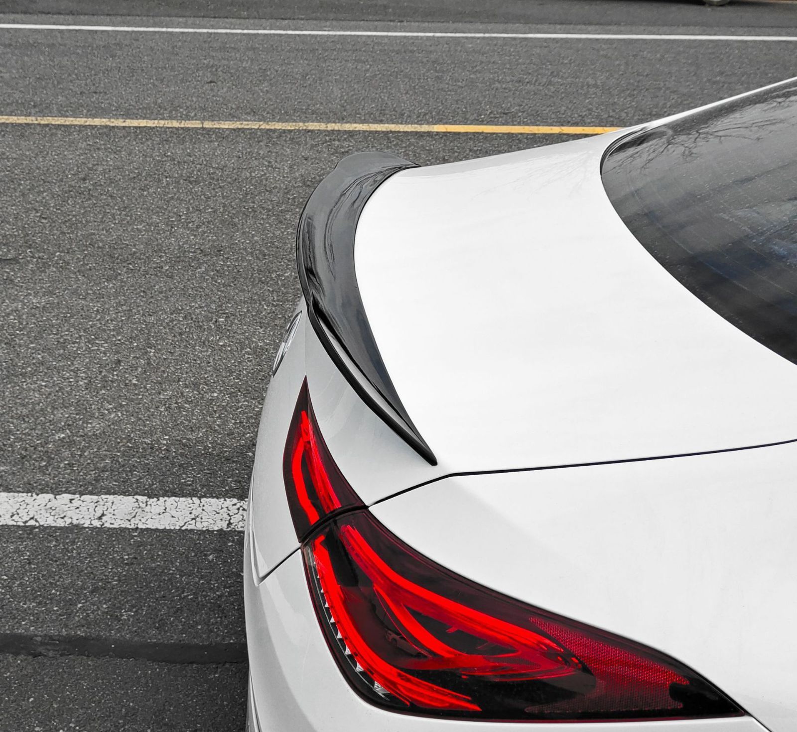 21-23年式 メルセデス ベンツ CLA W118 カスタムパーツ バボス前唇 尾翼 ブラック カーボン柄 選べる ｜前後エアロパーツDL14LYX人気注目