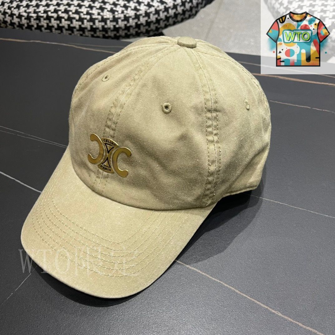 CELINE ベースボールキャップ M カジュアル！】CELINE メッシュ ベースボールキャップ (CELINE