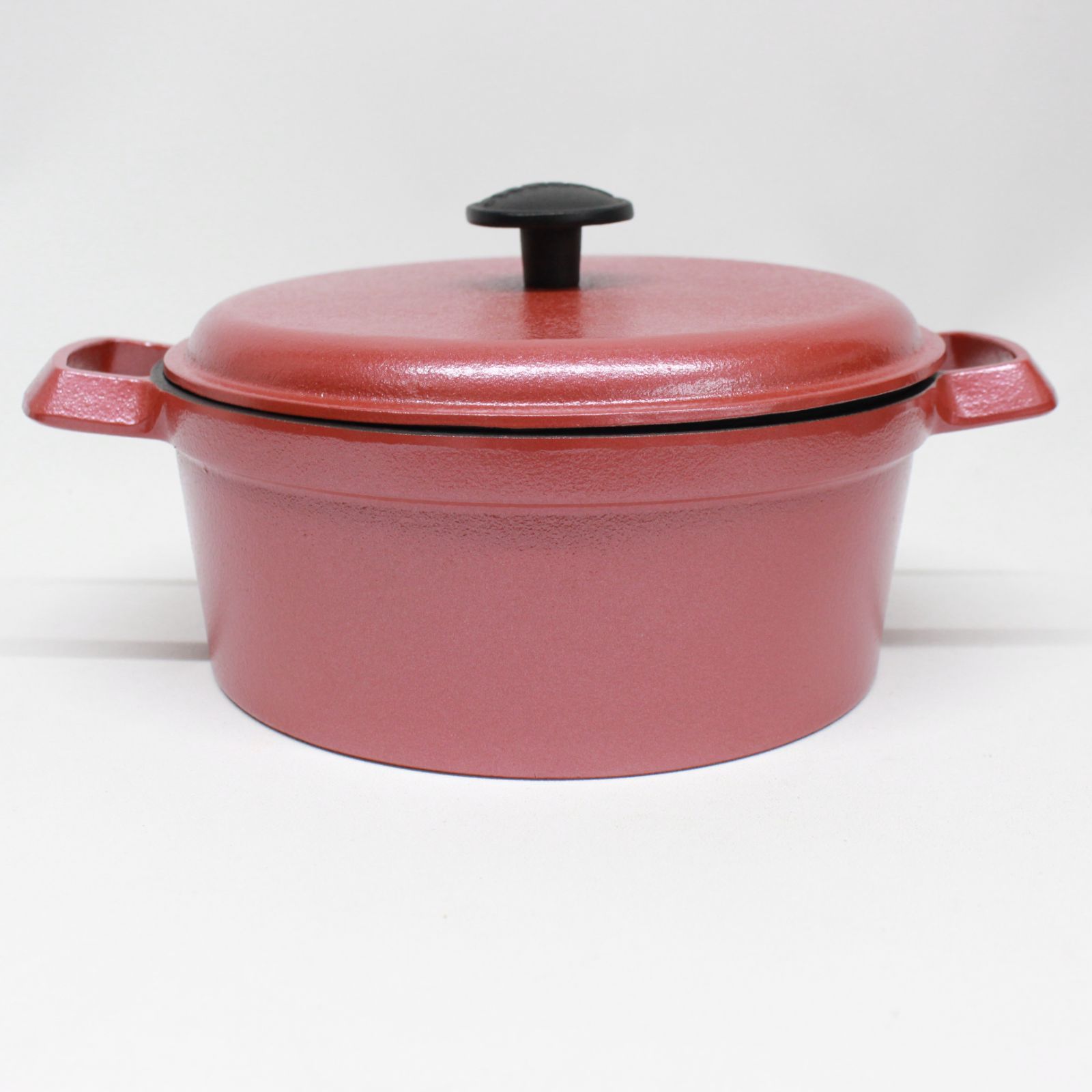 IWACHU 鋳鉄 両手鍋 赤 ☆1115 IWACHU 岩鋳 南部鉄器 ファミリーシチューパン 両手鍋 21