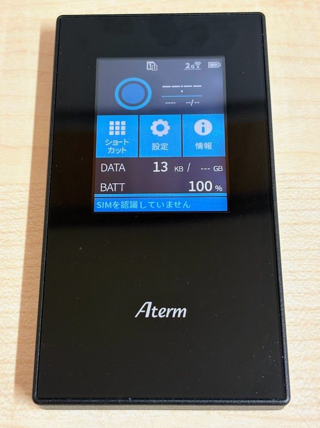 NEC Aterm MR05LN USB 自動SIM切り替え LTE モバイルルーター