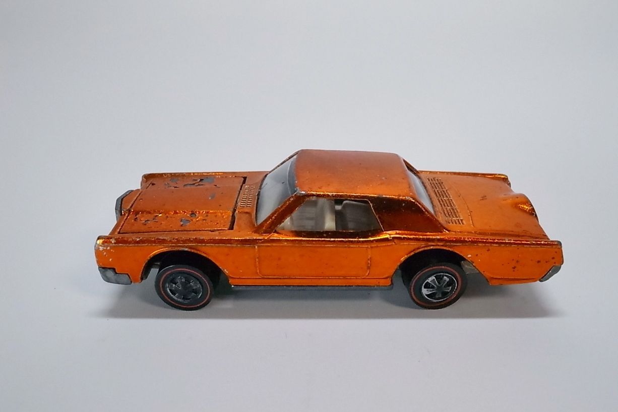 ホットウィール レッドライン コンチネンタル マーク Ⅲ オレンジ アメリカ製 Hot Wheels Redline Light Orange Continental Mark III Made in U.S.A