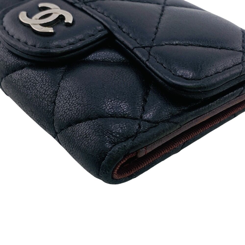 ⭐️シャネル⭐️CHANEL⭐️キーケース⭐️6連⭐️ラムスキン⭐️マトラッセ⭐️財布⭐️美品⭐️ 5％OFF フォロワークーポン！！】CHANEL シャネル ラムスキン 6