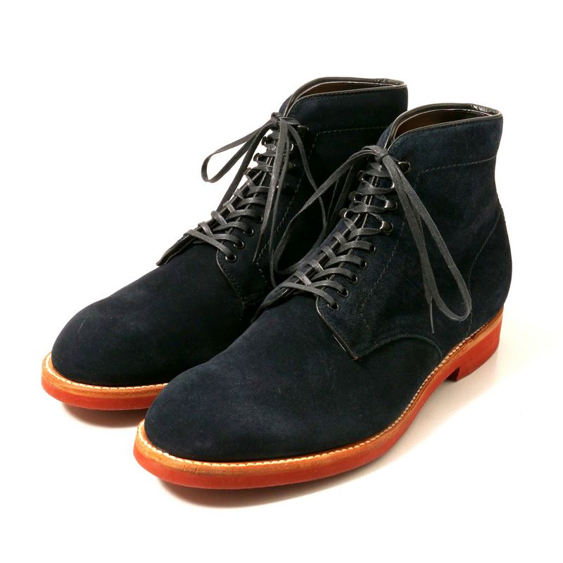 美品 Alden スエード プレーントゥ ブーツ USA8 | どこで