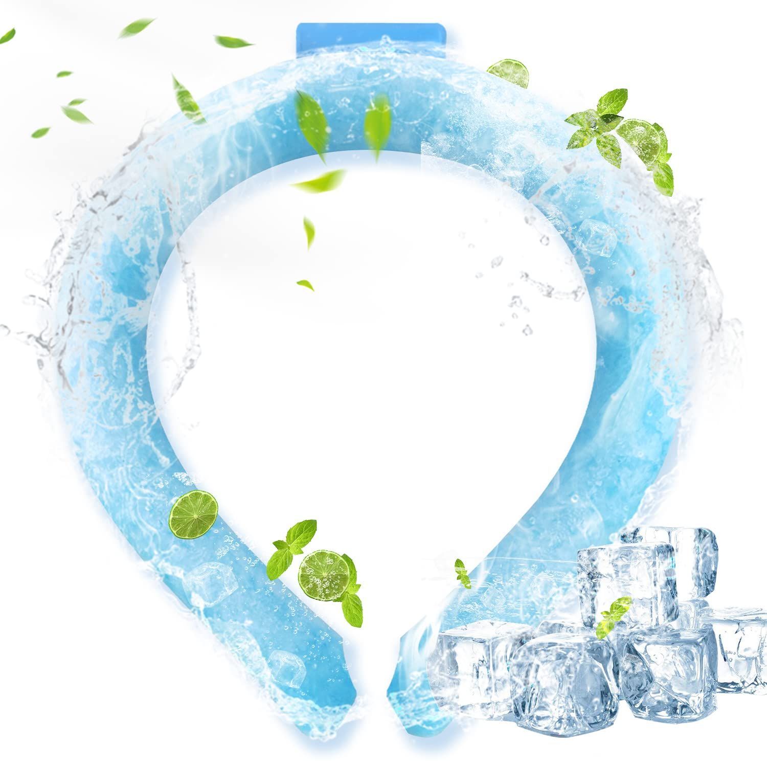 クール PCM素材 夏対策 冷感 クールネックリング 爽快感 アイスパック アイスネックリング 首元ひんやり 自然冷却 ネッククールリング 熱中症対策 子供 大人 28℃自然凍結 M L クーリング 長持ち クールリング 冷却リング 使用簡単 繰り返し利用可能