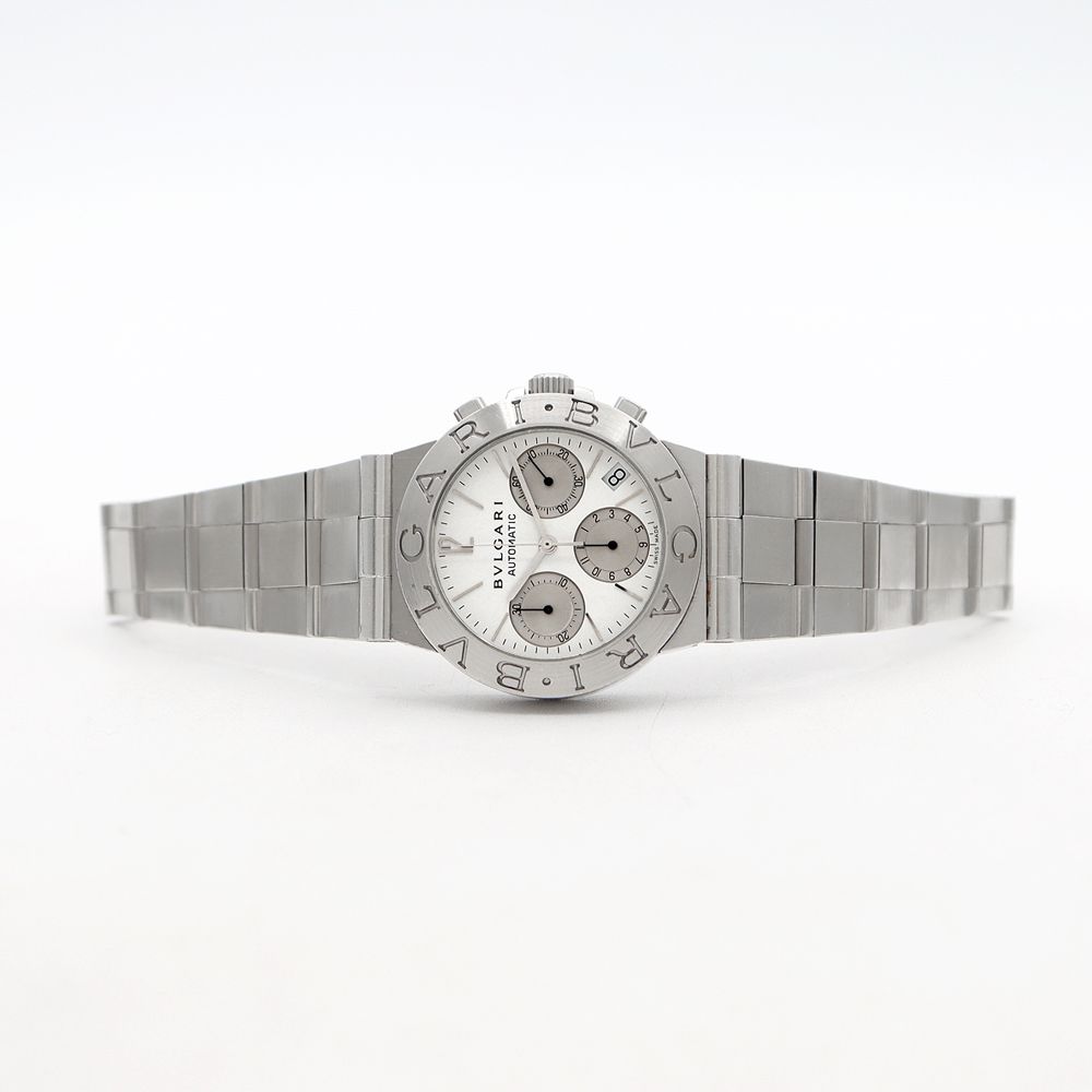 内部点検済 BVLGARI ブルガリ ディアゴノ スポーツ クロノグラフ CH35S  