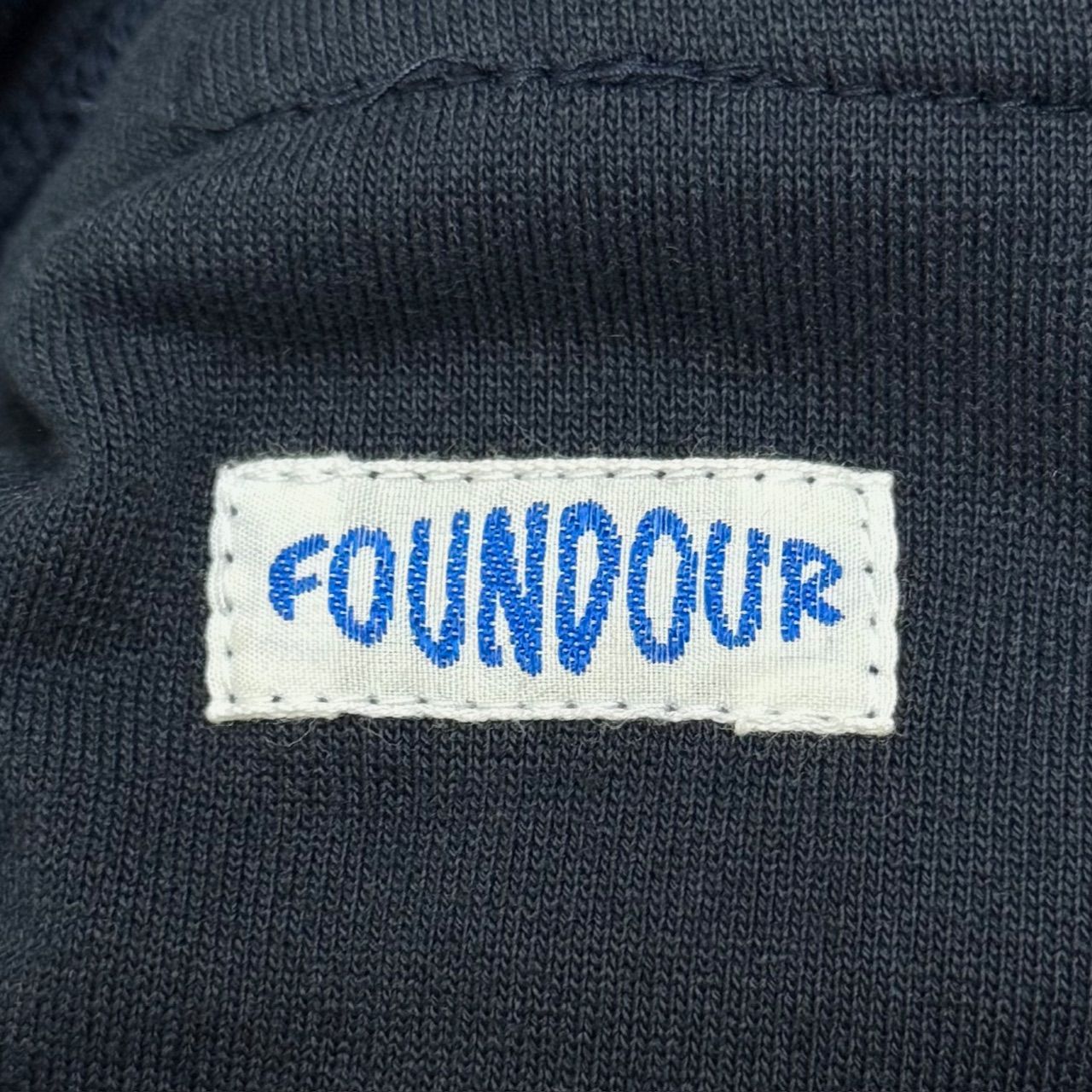 参考上代35200円 未使用品 FOUNDOUR 25SS W FACE HOODIE ダブル 