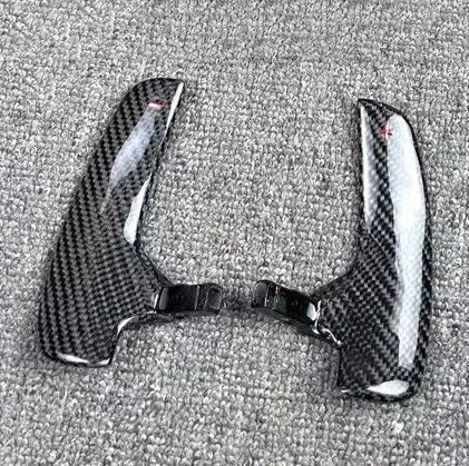 非常に有望な レクサス CT NX GS-F IS RC RC-F カーボン製シフトパドル 左右セット 品質保証 ！